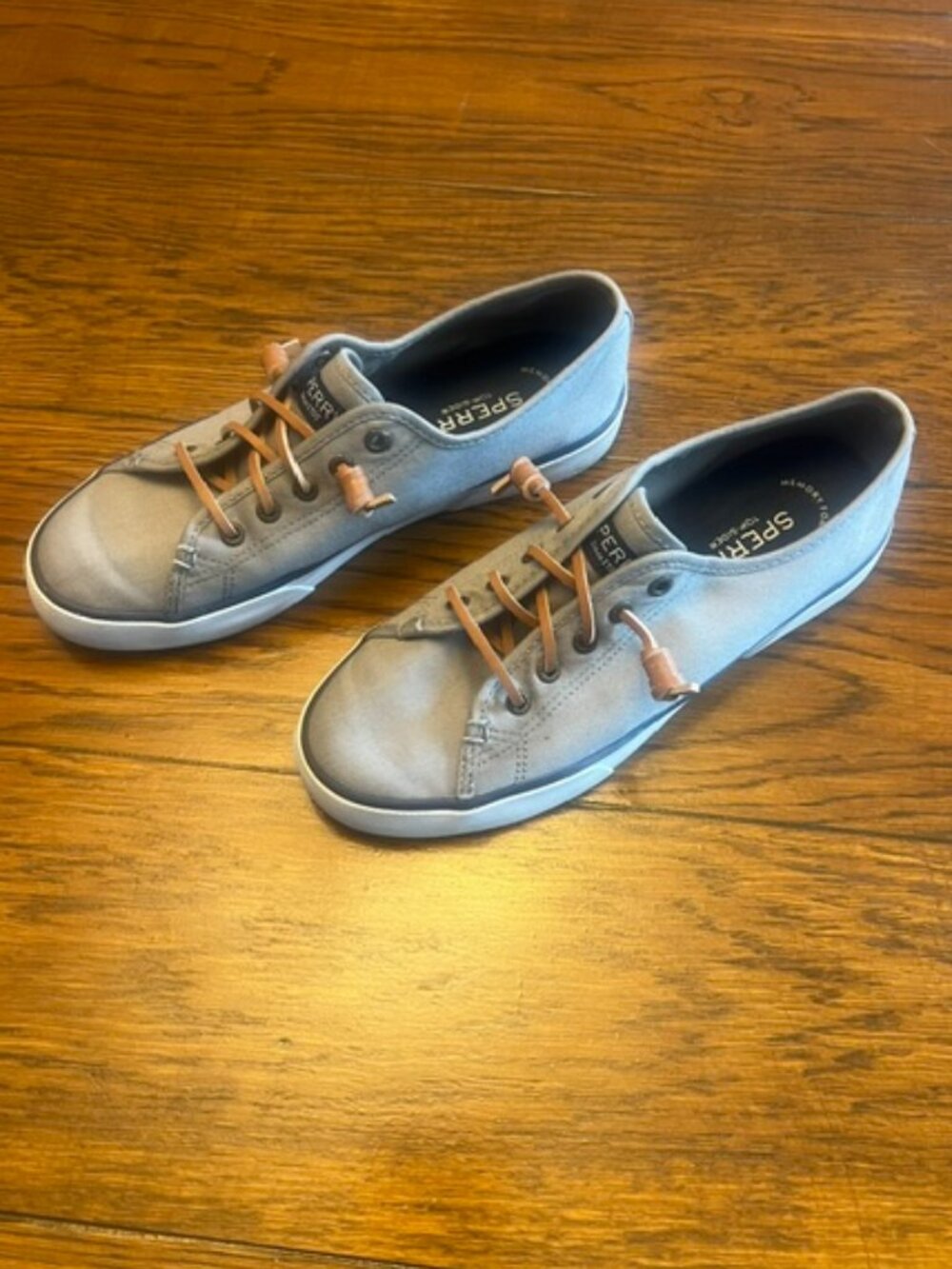 Women's Sperry Topsider Boat Shoe, Size 7, Gray, Excellent Condition, So Cute!!!